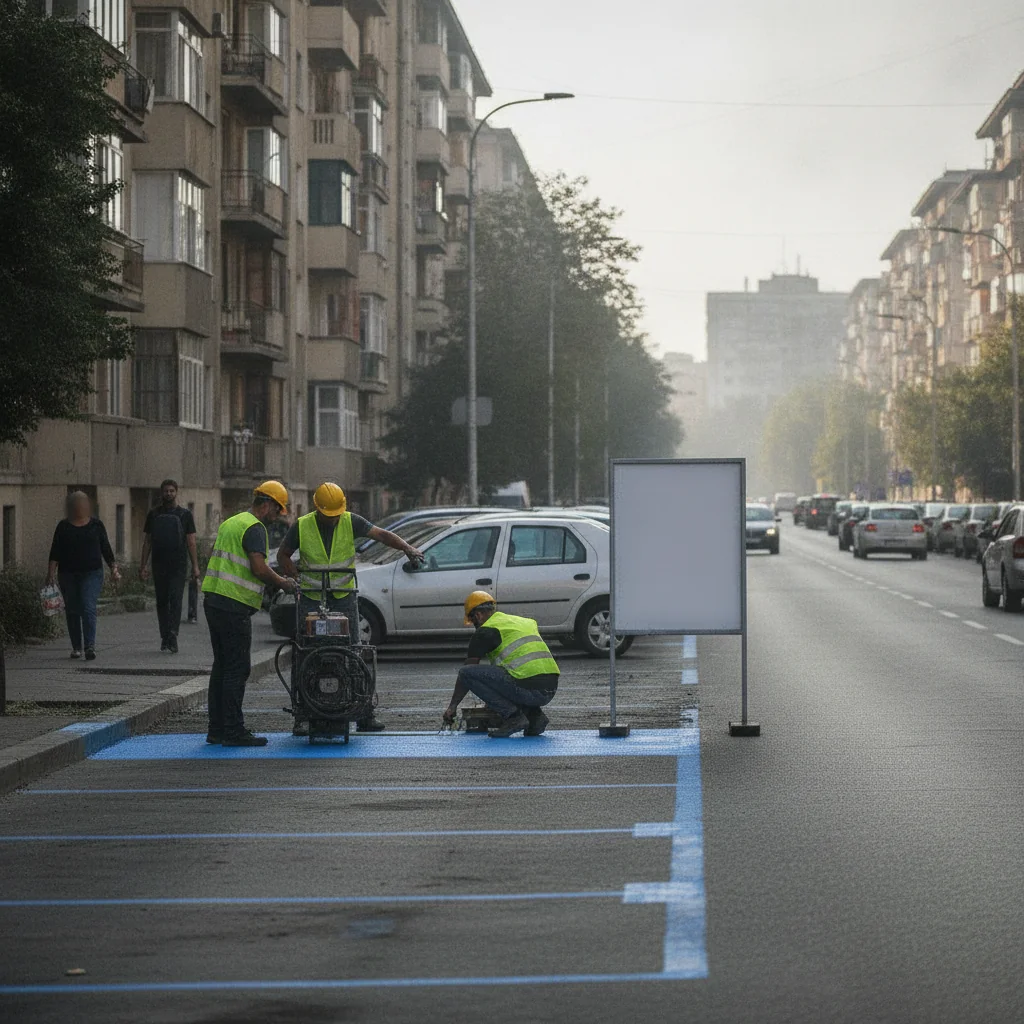 Licitație PMB pentru reparații și marcaje parcări București