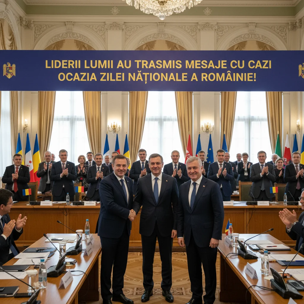 Liderii mondiali transmit mesaje de Ziua Naţională a României