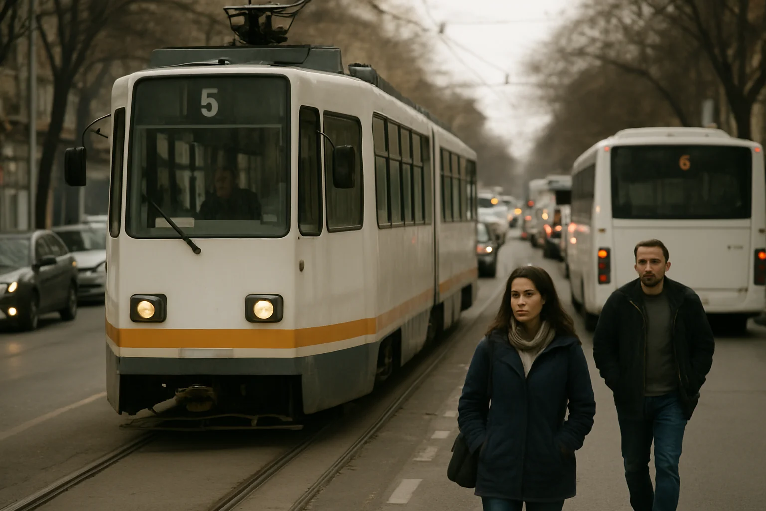 Linia 5 STB blocată în București: Avarie în rețea