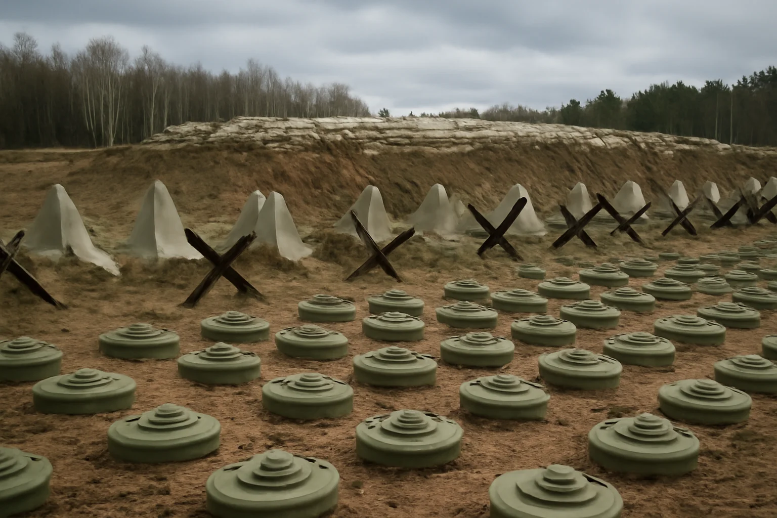 Lituania investește 1,1 miliarde de euro în mine antitanc și fortificarea granițelor cu Rusia și Belarus pentru a-și întări apărarea națională