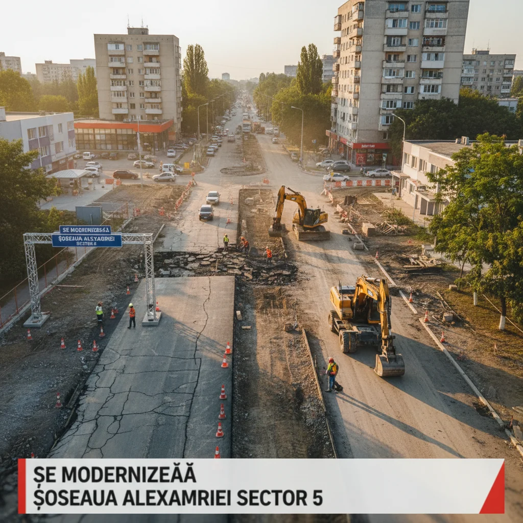 Lucrări în curs pentru un trafic îmbunătățit
