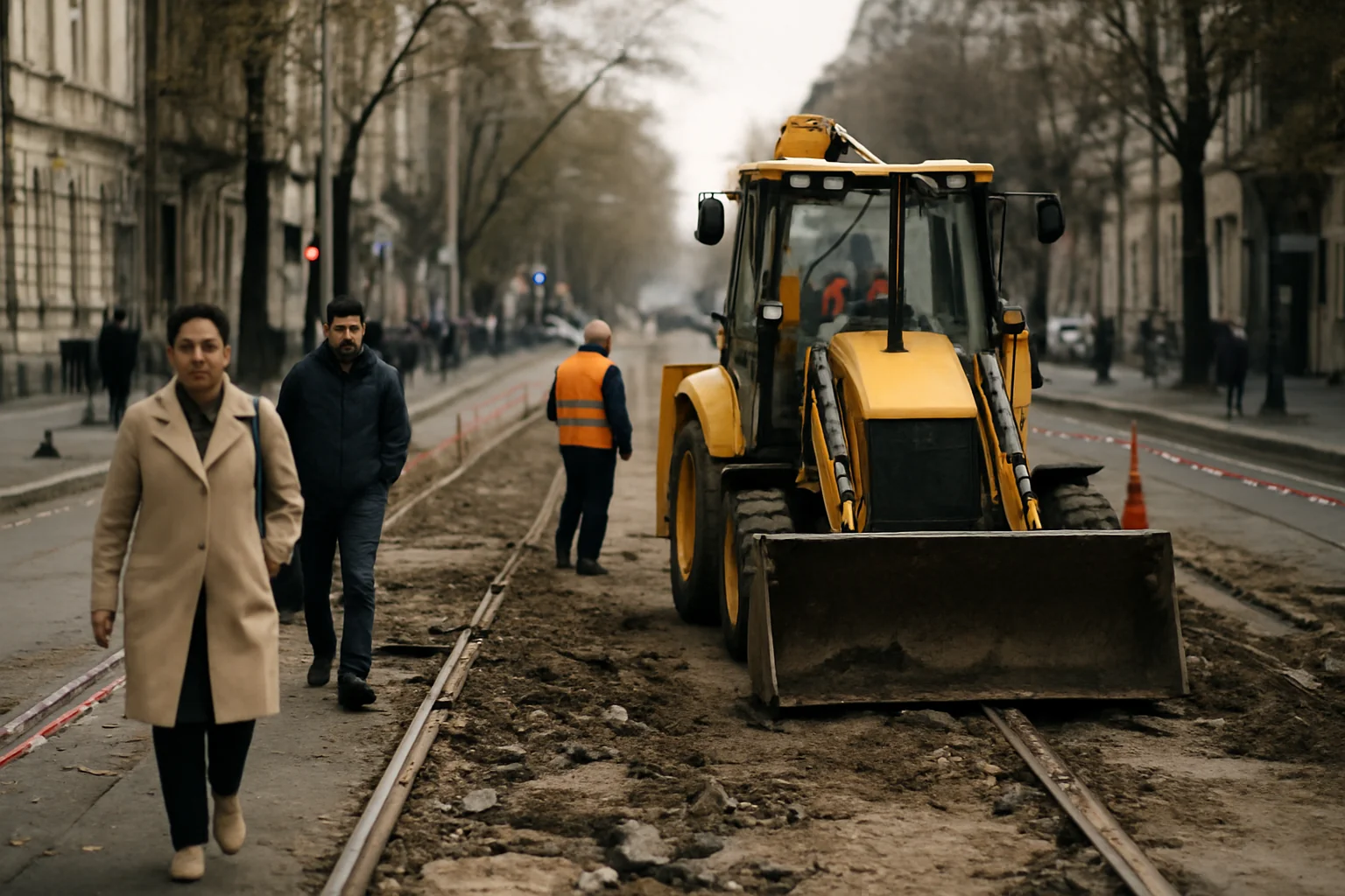 Lucrări rutiere în București: 10 linii STB reorganizate de azi