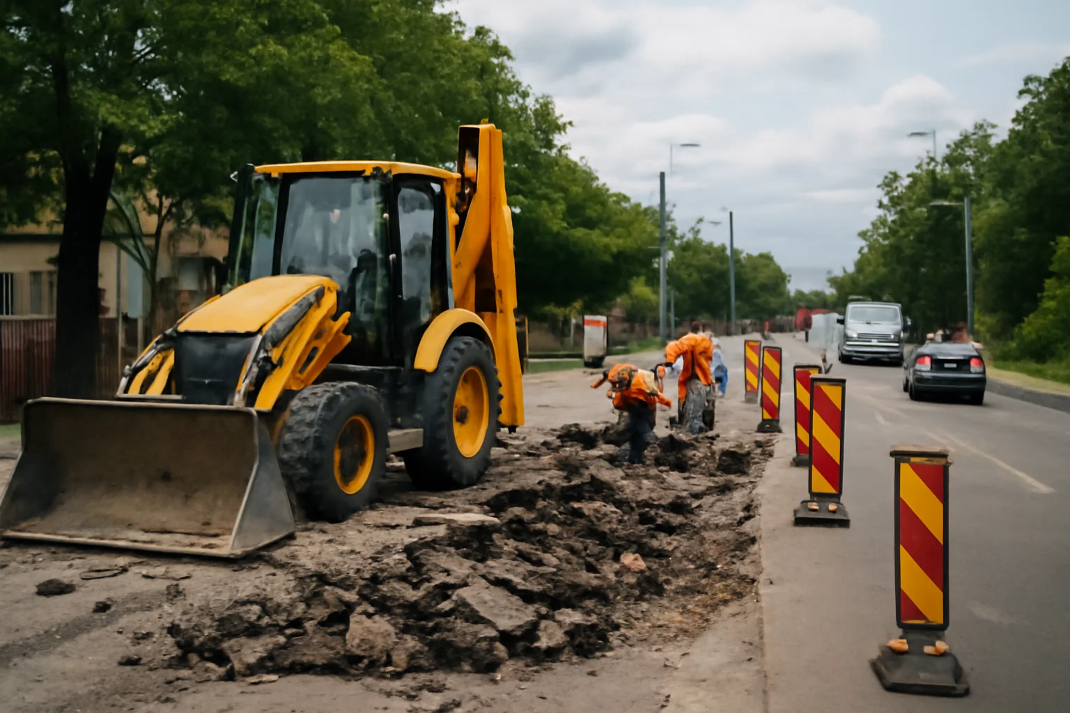 Lucrări urgente de reabilitare pe Intrarea Pășunilor din Sectorul 5 - Arteră esențială în rețeaua rutieră / FOTO