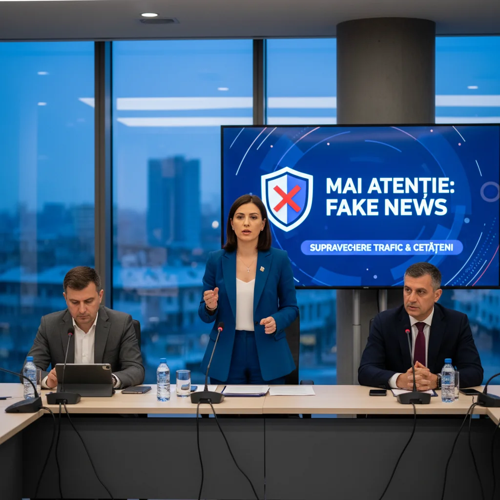 MAI avertizează asupra unui nou val de informații false despre supravegherea traficului și cetățenilor