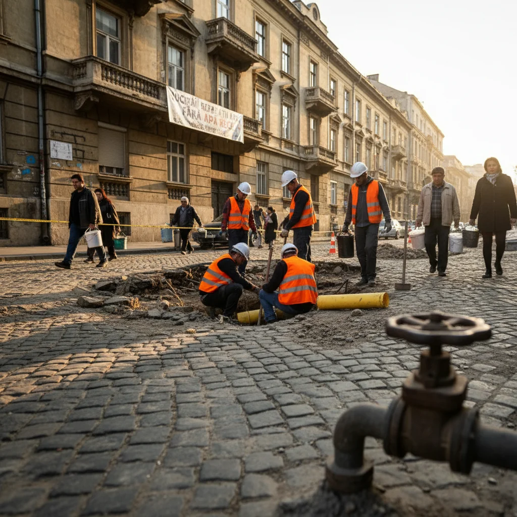 Mai multe străzi din București afectate de oprirea apei reci