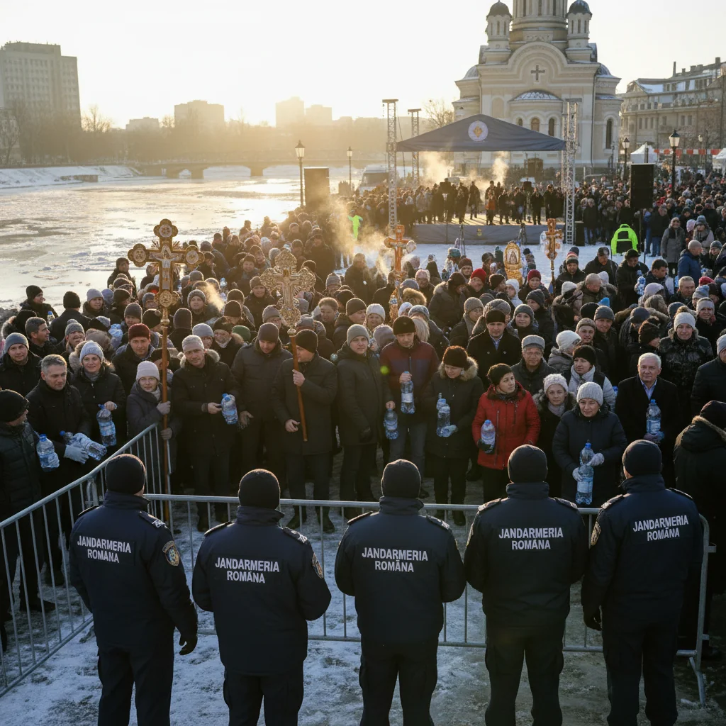 Măsuri de ordine publică anunțate pentru manifestările de Bobotează din București