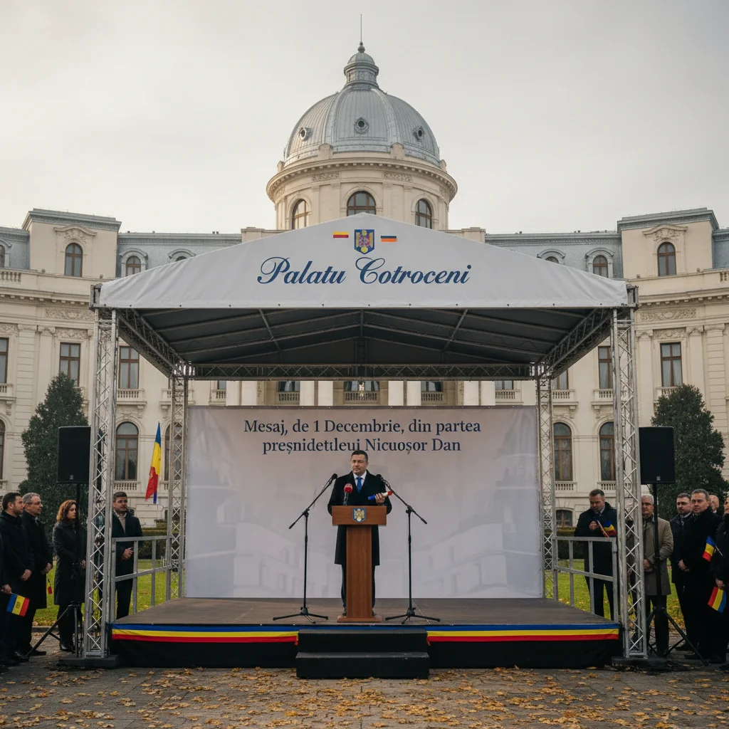 Mesajul președintelui Nicușor Dan de 1 Decembrie transmis de la Palatul Cotroceni
