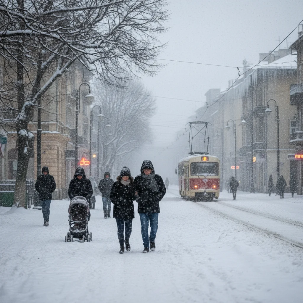 Ninsori persistente și temperaturi de până la -13°C anunțate în București