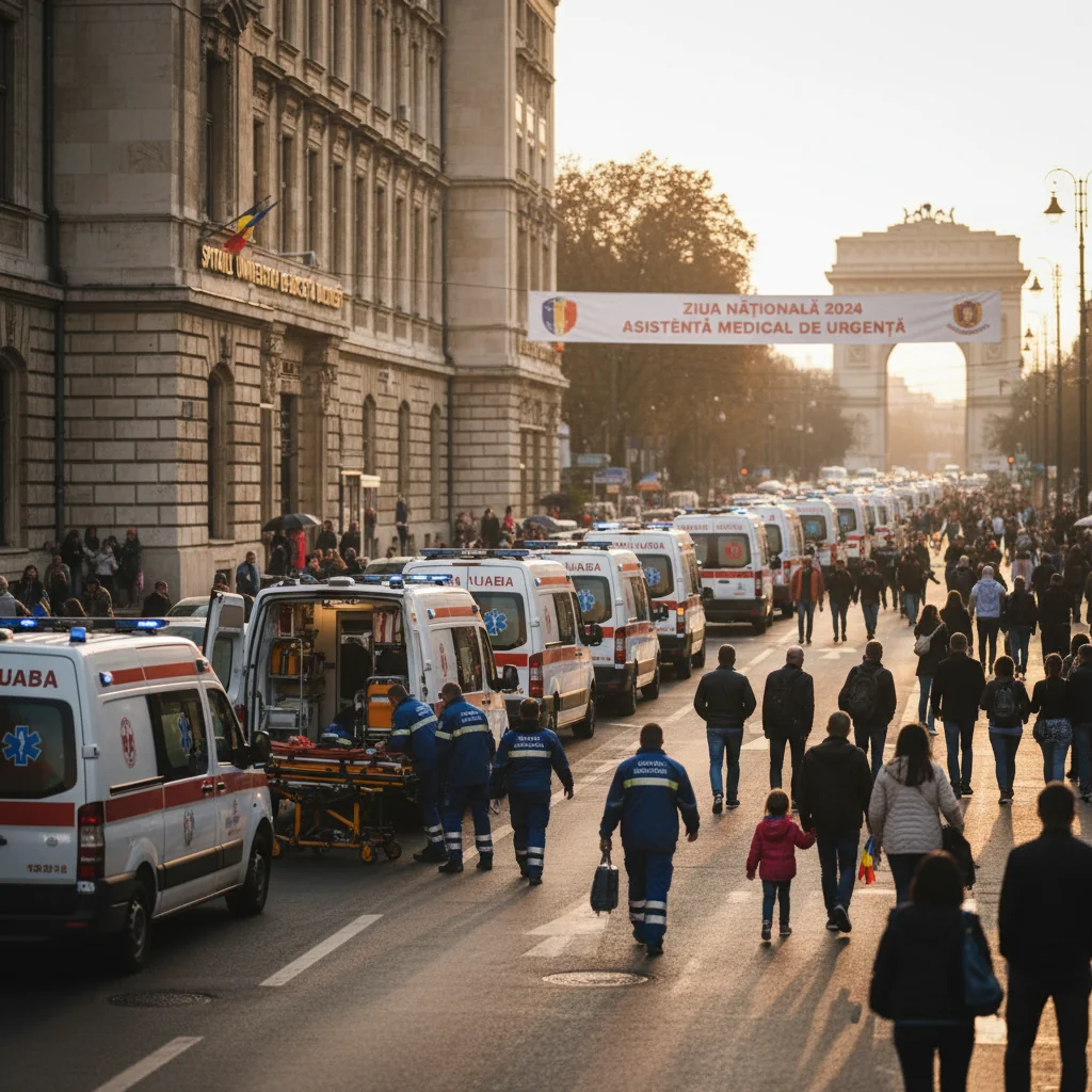 Nouă spitale din București și Serviciul de Ambulanță pregătesc asistența medicală de urgență de Ziua Națională