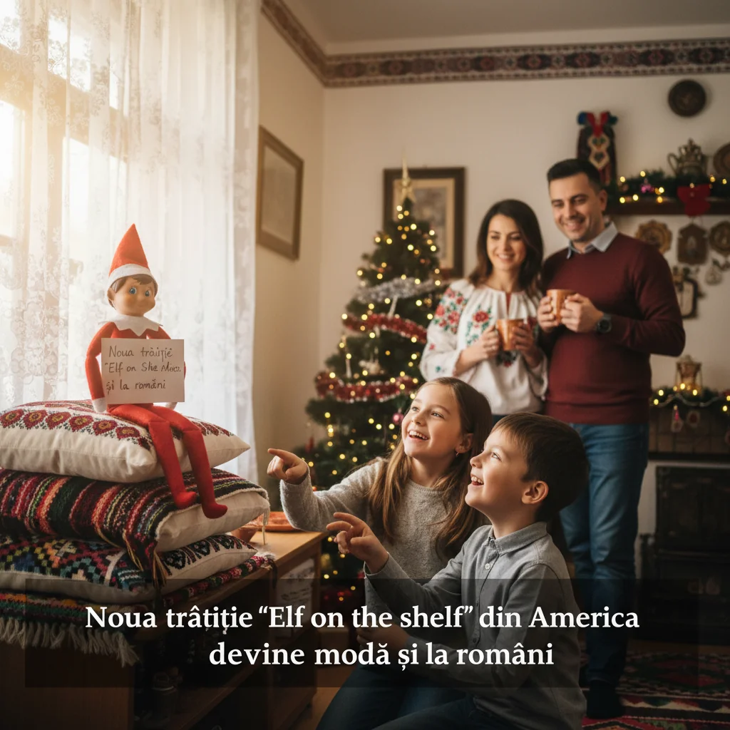 Noua tradiție americană Elf on the Shelf prinde tot mai mult la români