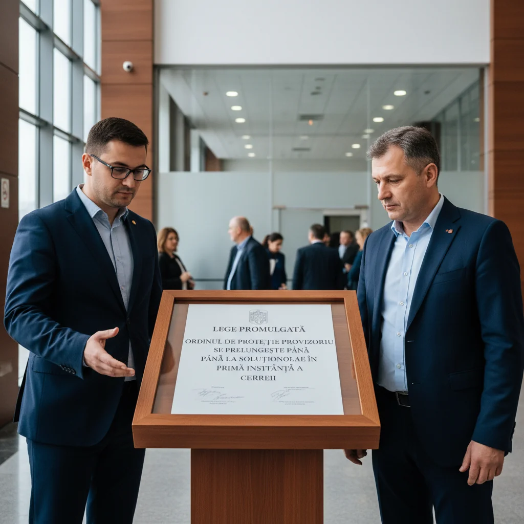 Ordinul de protecție provizoriu se prelungește până la soluționarea cererii în primă instanță – Lege promulgată