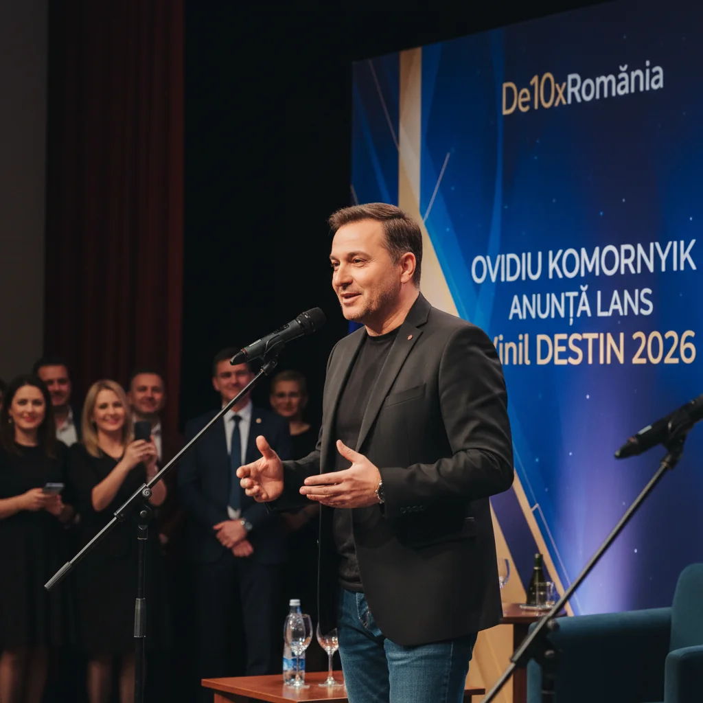 Ovidiu Komornyik anunță lansarea vinilului Destin în 2026, în cadrul De10xRomânia
