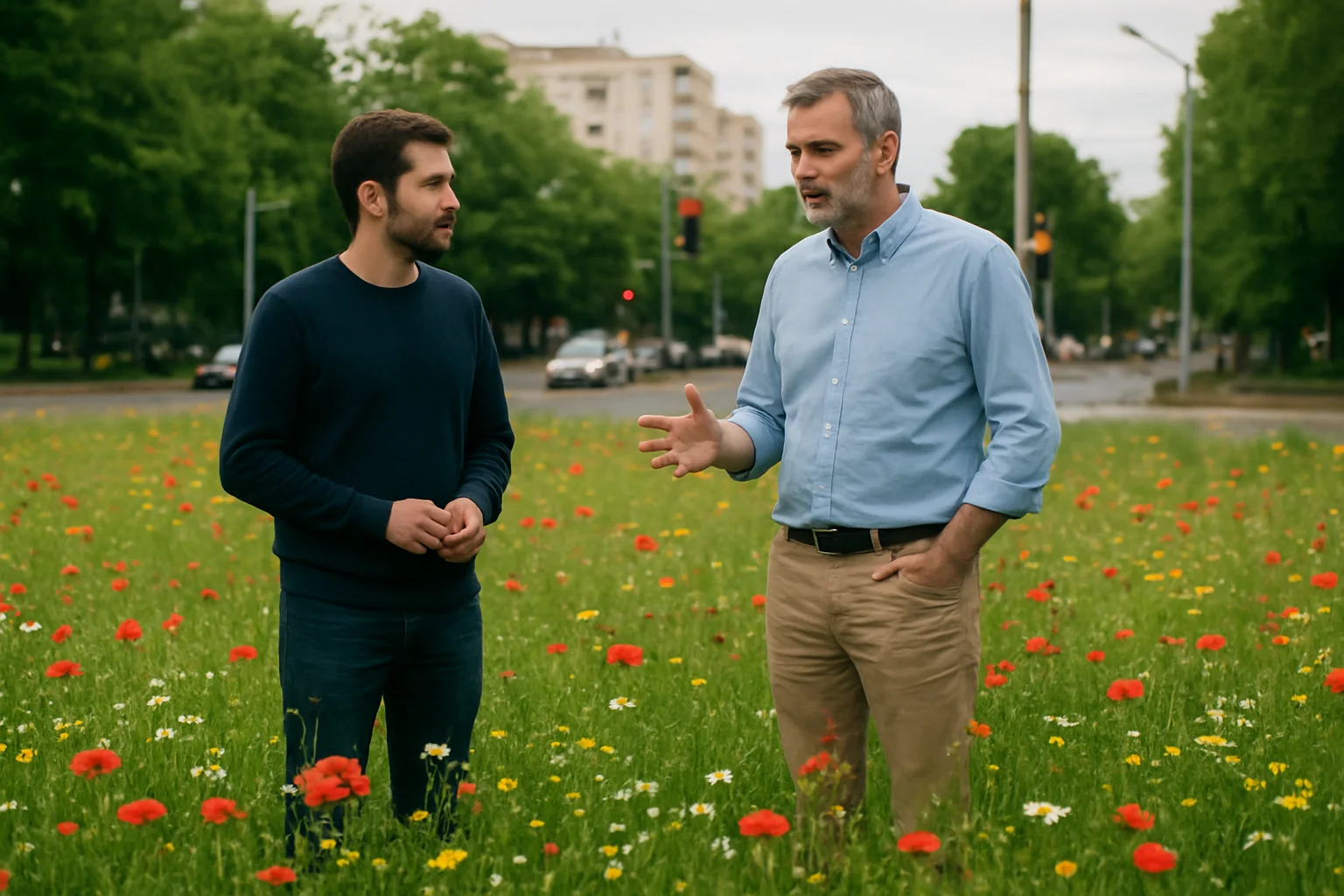 Pajiște cu flori la Doamna Ghica: PS2 începe plantările după caniculă