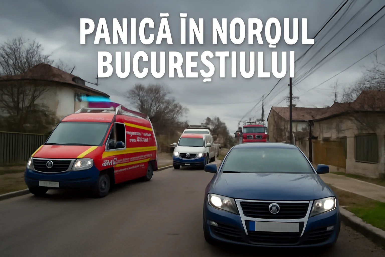 Panică în Nordul Bucureștiului