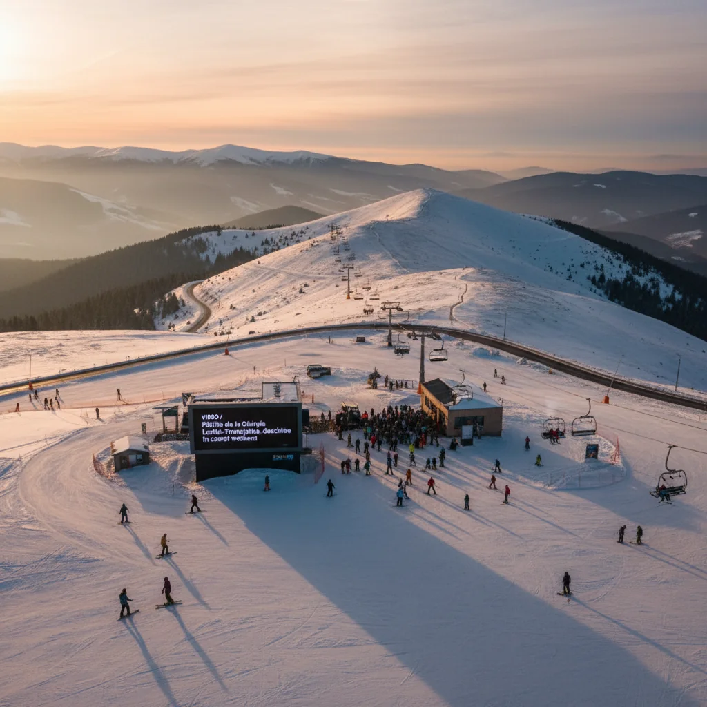 Pârtiile de schi de la Obârşia Lotrului-Transalpina, deschise weekendul acesta