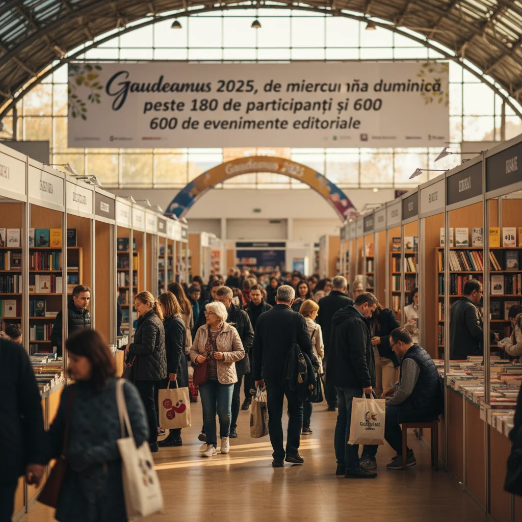 peste 180 de participanţi şi 600 de evenimente editoriale în orașul nostru