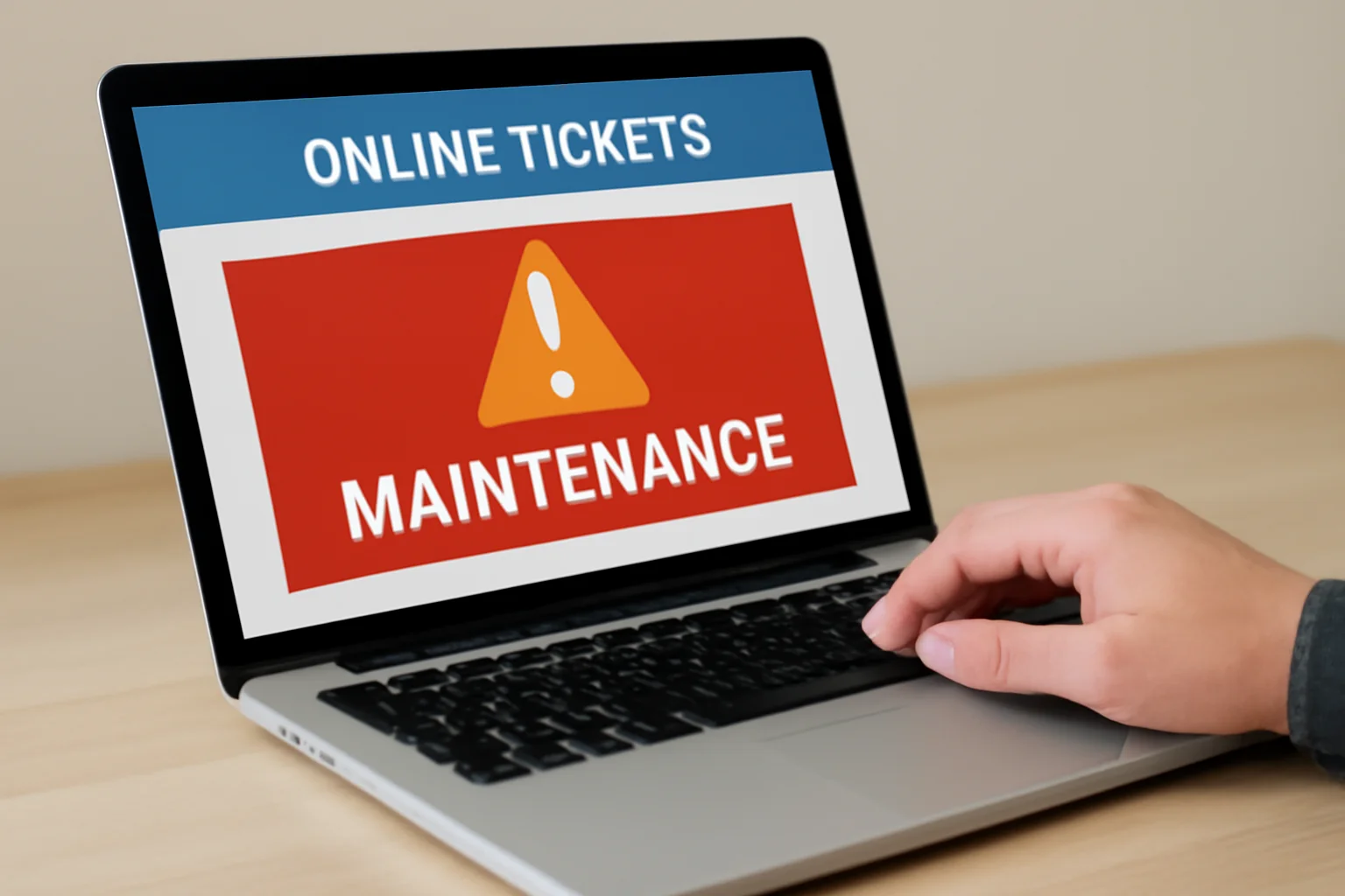 Platforma de bilete online va fi suspendată luni pentru lucrări de mentenanță între orele 9 și 13!