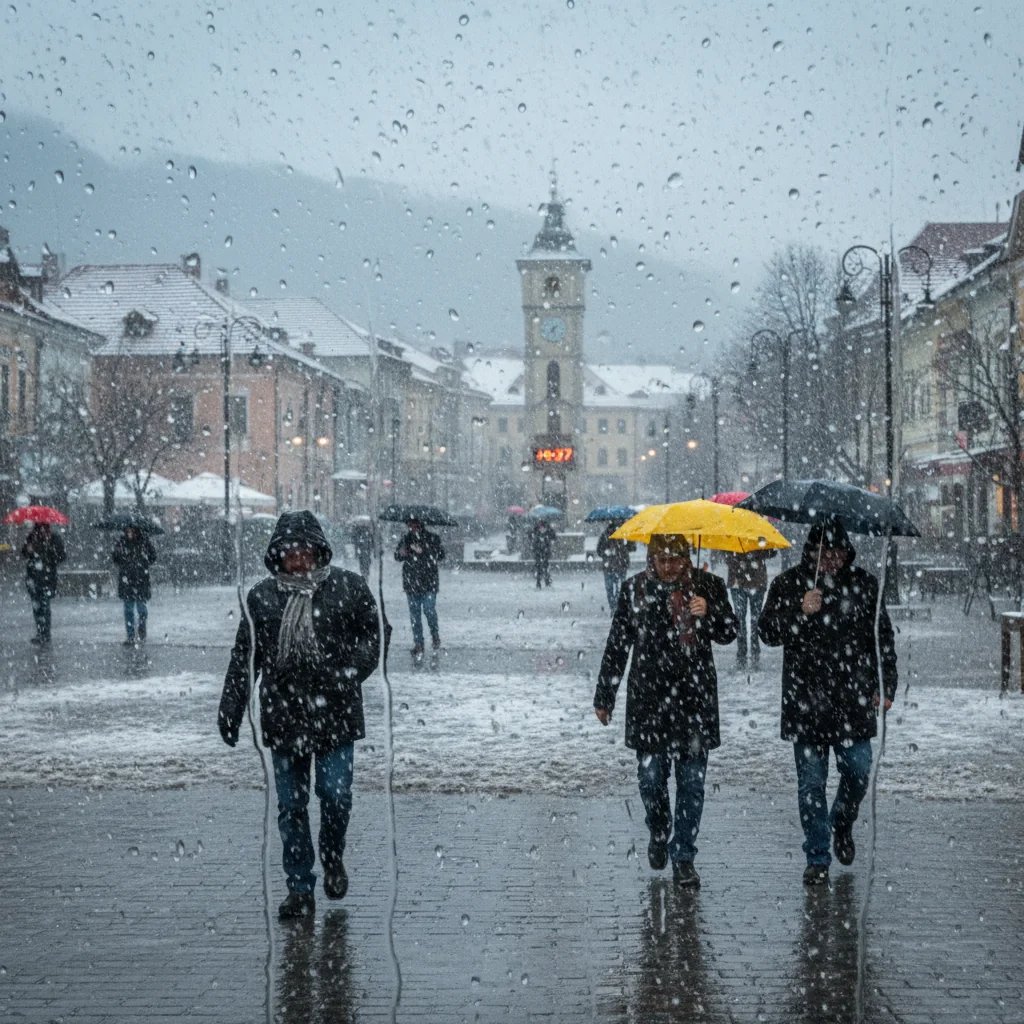 ploi, lapoviță și ninsoare până duminică