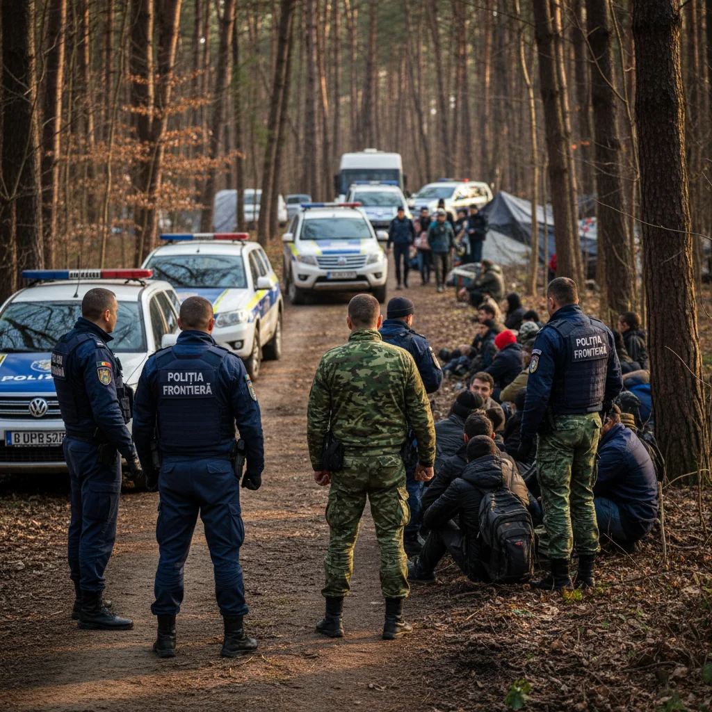 Poliţia de Frontieră Română sprijină autorităţile bulgare în lupta împotriva traficului de migranţi printr-o acţiune majoră