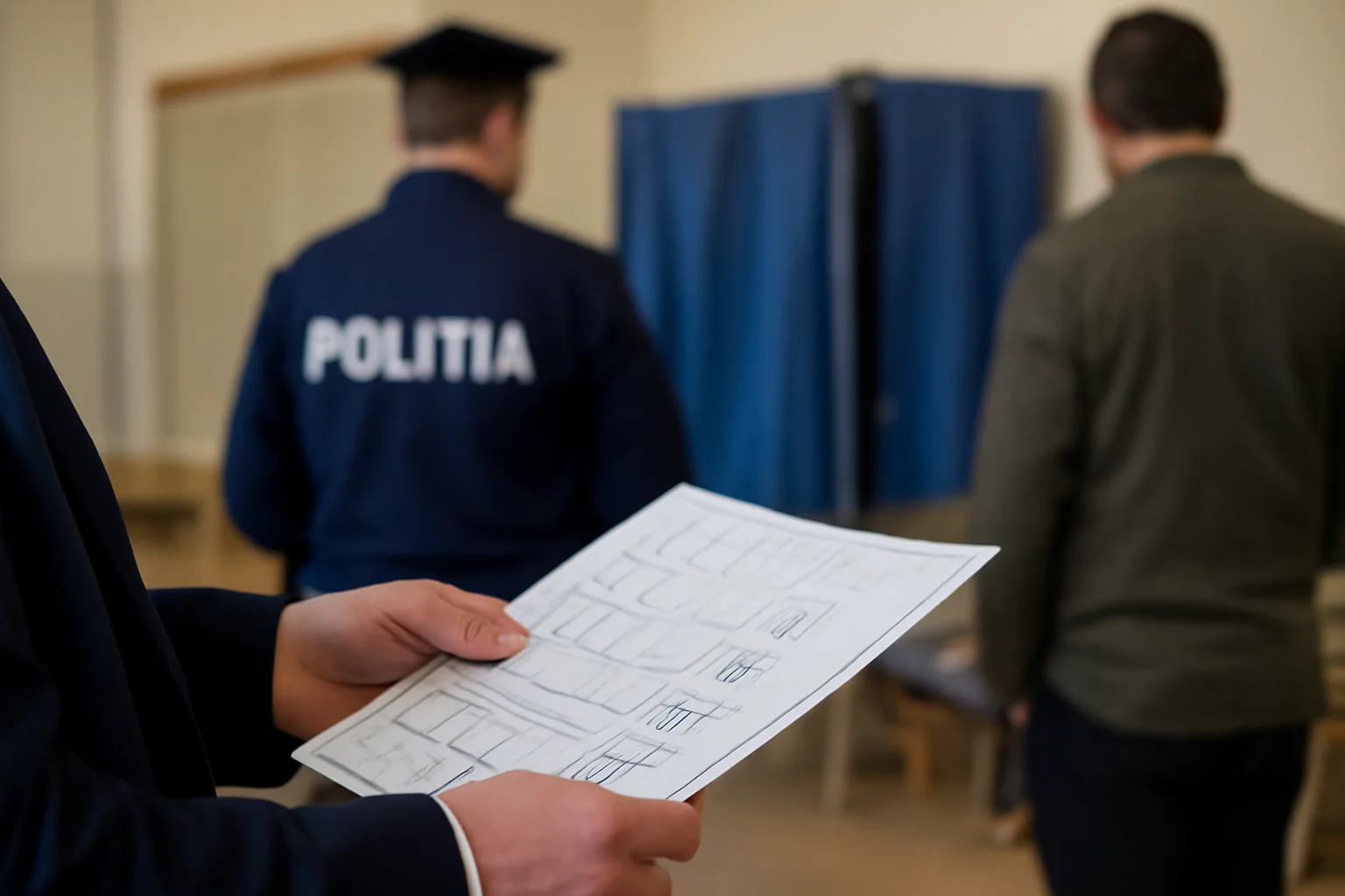 Politia investigheaza semnalarea buletinelor de vot pre-ștampilate și alte nereguli observate în Sectorul 1 București.