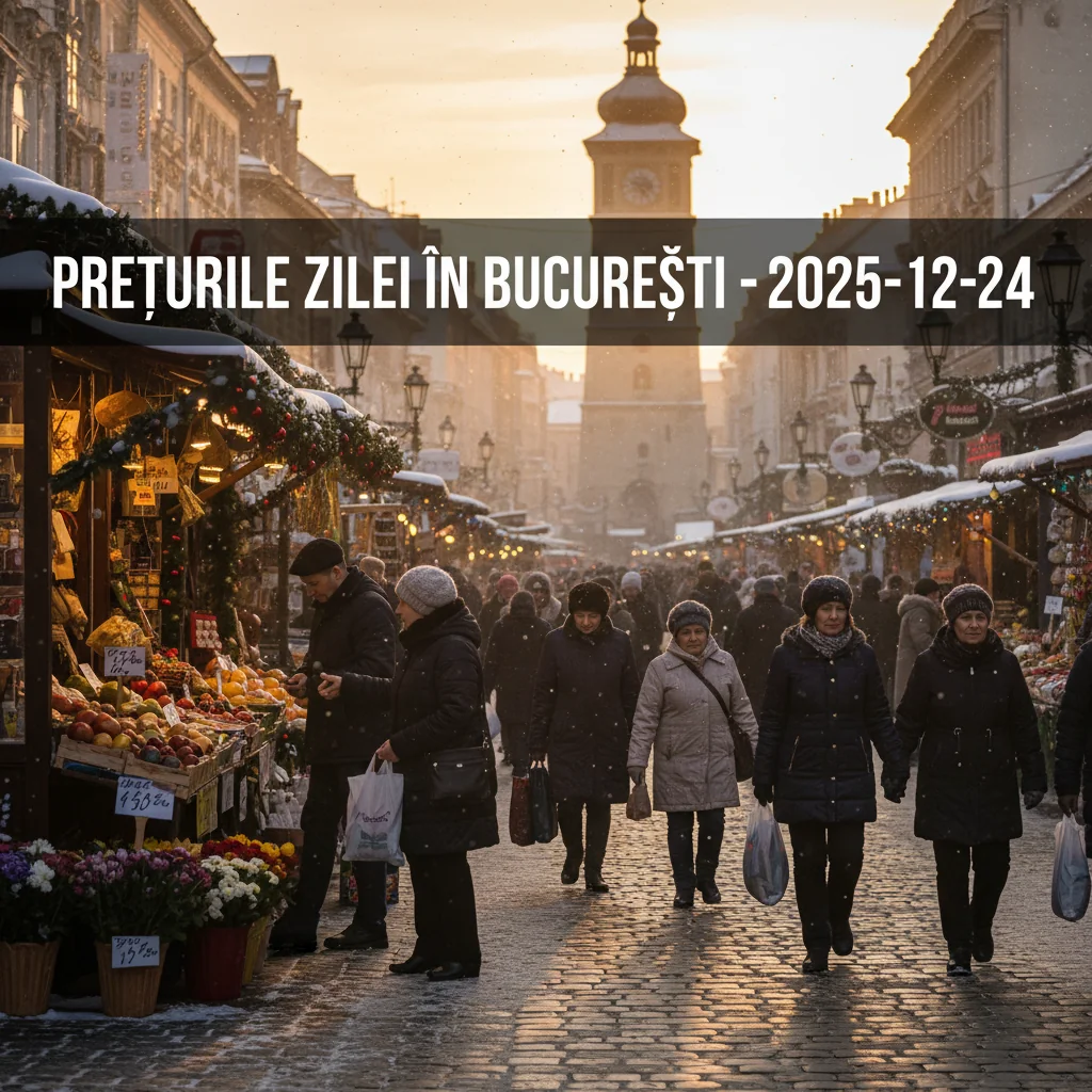 Prețurile zilei în Bucuresti – 2025-12-24
