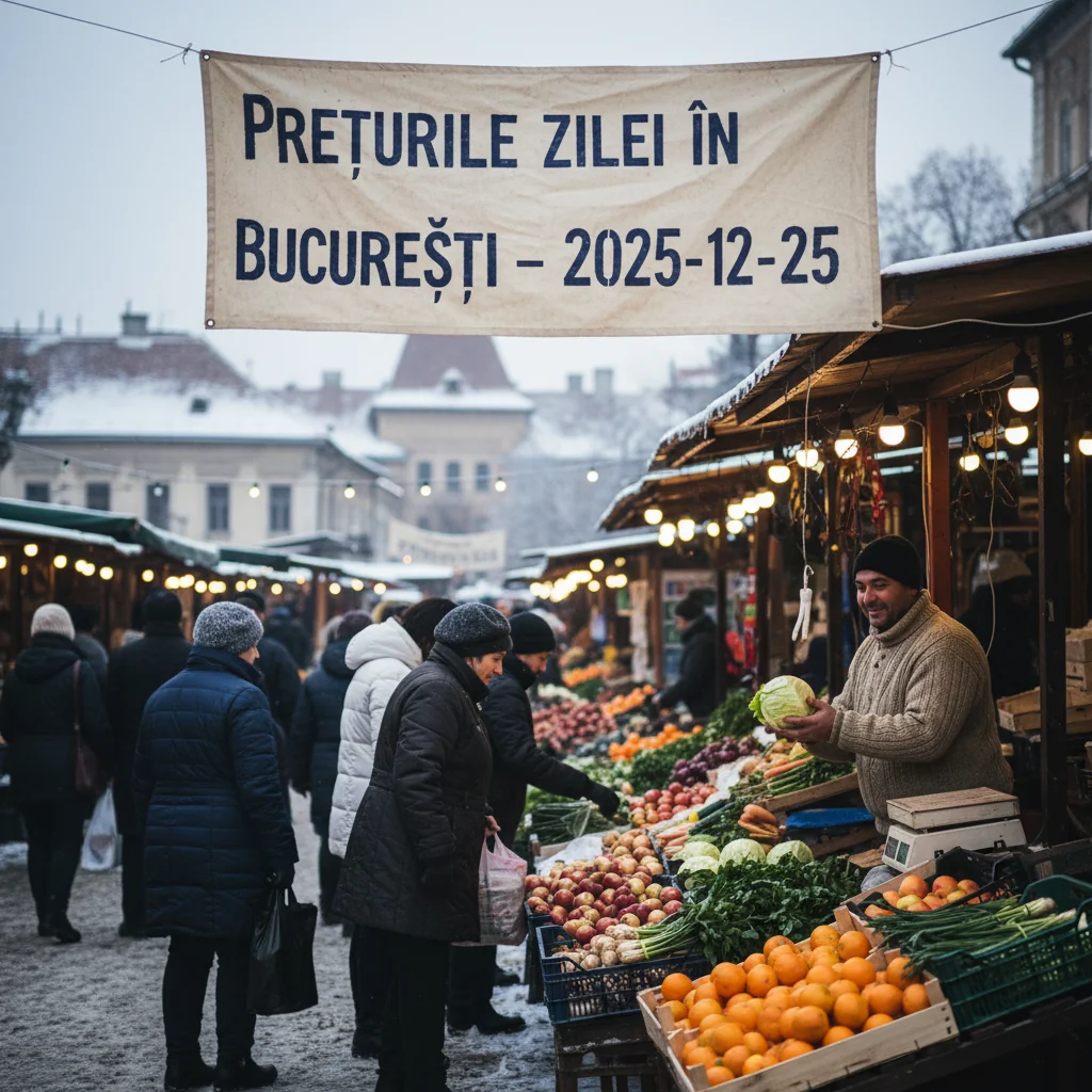 Prețurile zilei în București – 2025-12-25