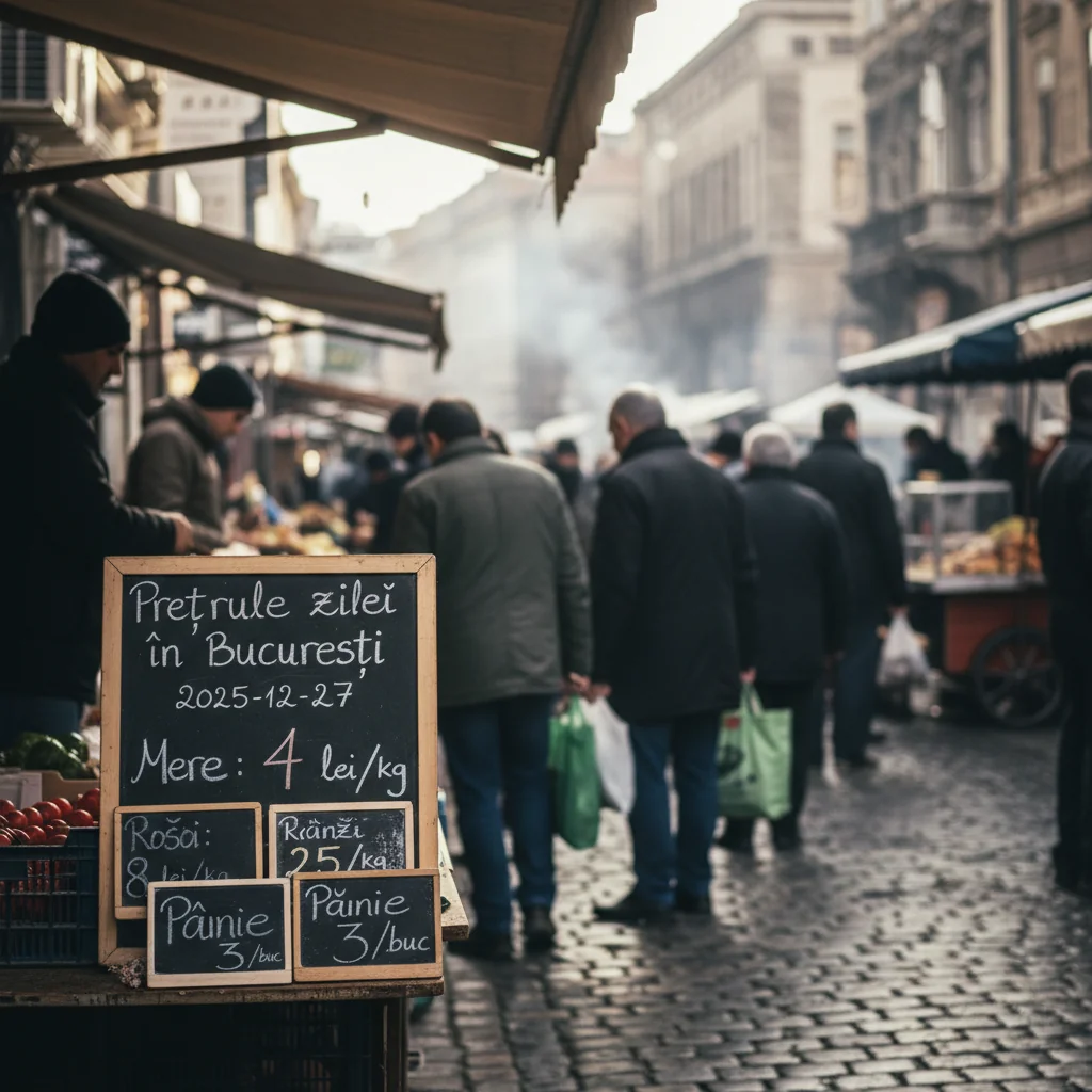Prețurile zilei în București – 2025-12-27