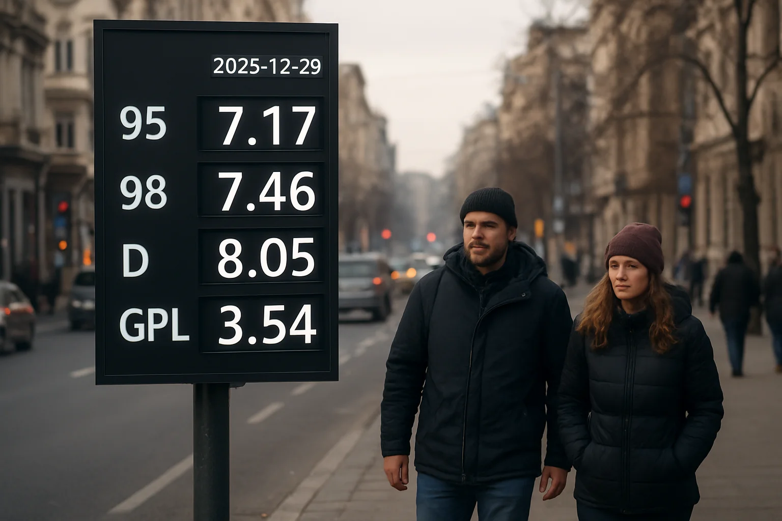 Prețurile zilei în București – 2025-12-29