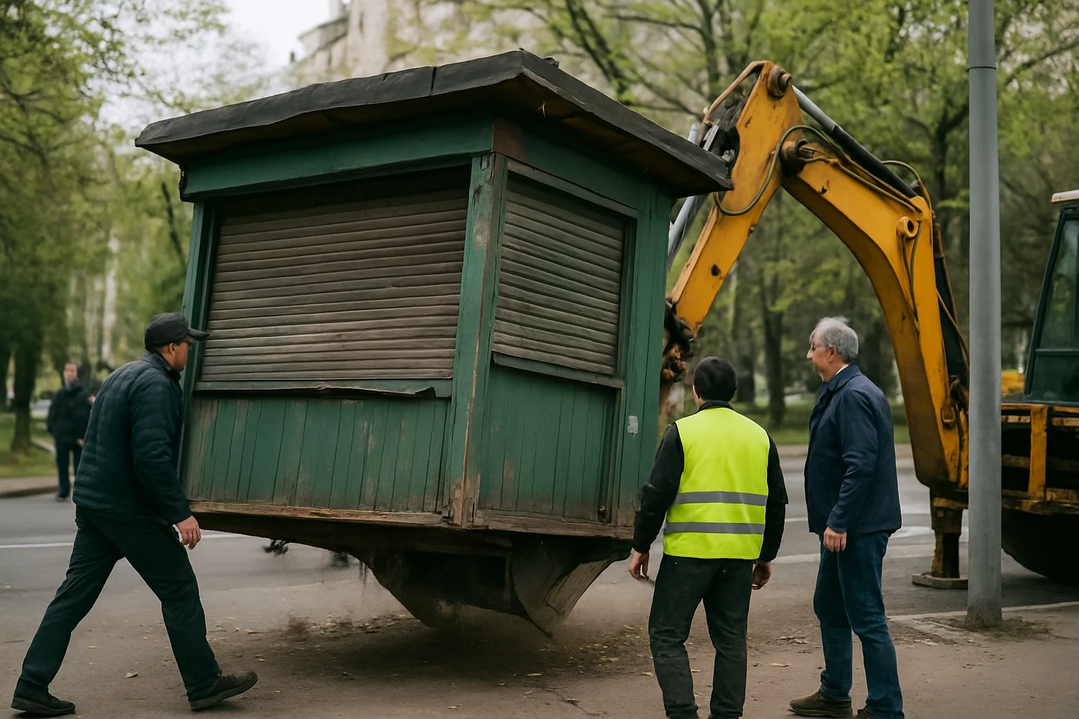 Primăria București continuă demolarea chioșcurilor ilegale