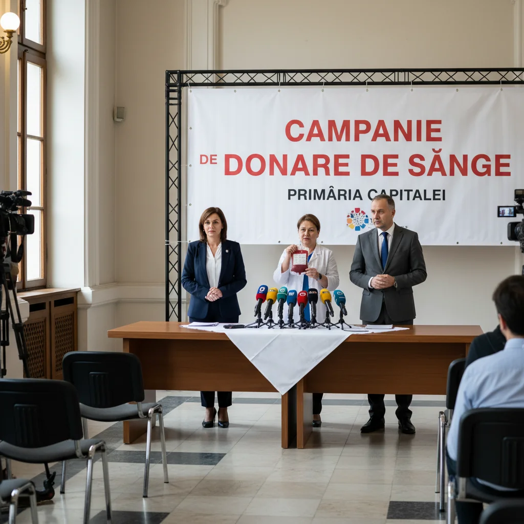 Primăria Capitalei din București anunță prima campanie de donare de sânge din 2026