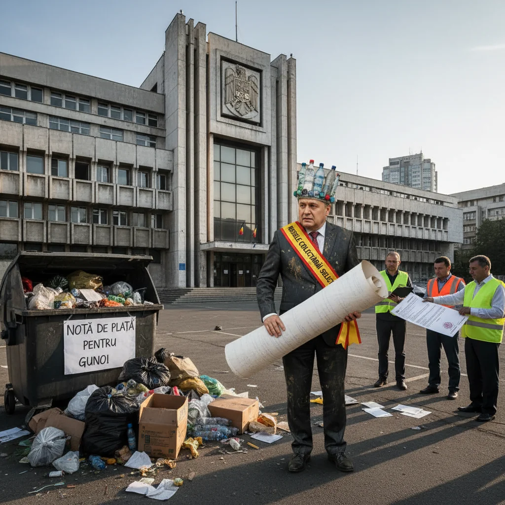 Primăria Negoiță amendată pentru gestionarea defectuoasă a deșeurilor
