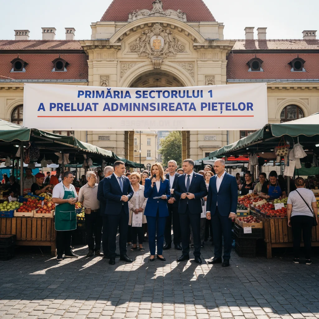 Primăria Sector 1 preia oficial administrarea piețelor locale