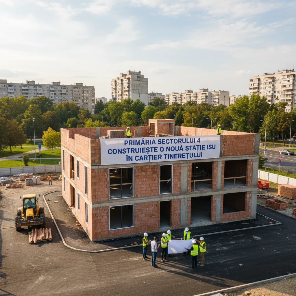 Primăria Sector 4 anunță construirea unei noi stații ISU în cartierul Tineretului