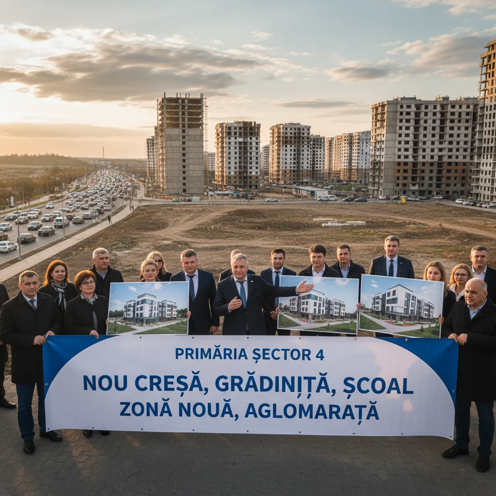Primăria Sector 4 va construi creșă, grădiniță și școală în zona aglomerată a sectorului