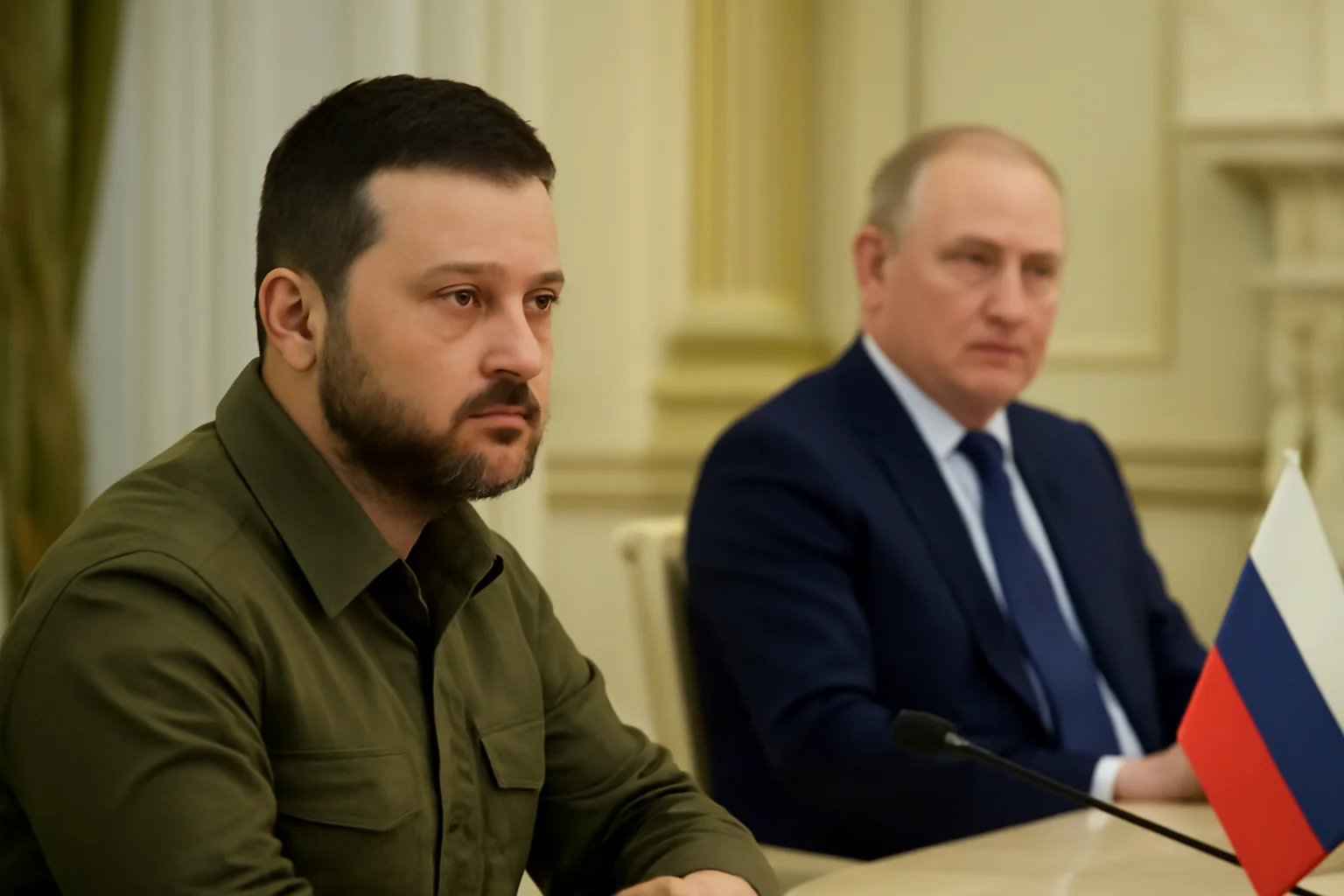 Putin absent, Zelenski condiționează reacția Ucrainei de echipa rusă prezentă la discuții