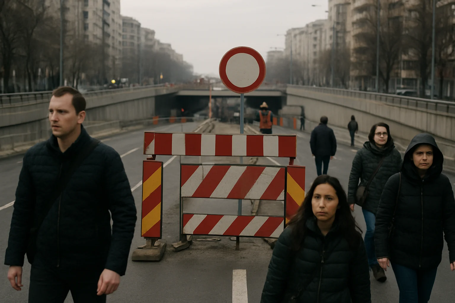 Restricții de trafic pe Pasajul Basarab timp de o lună