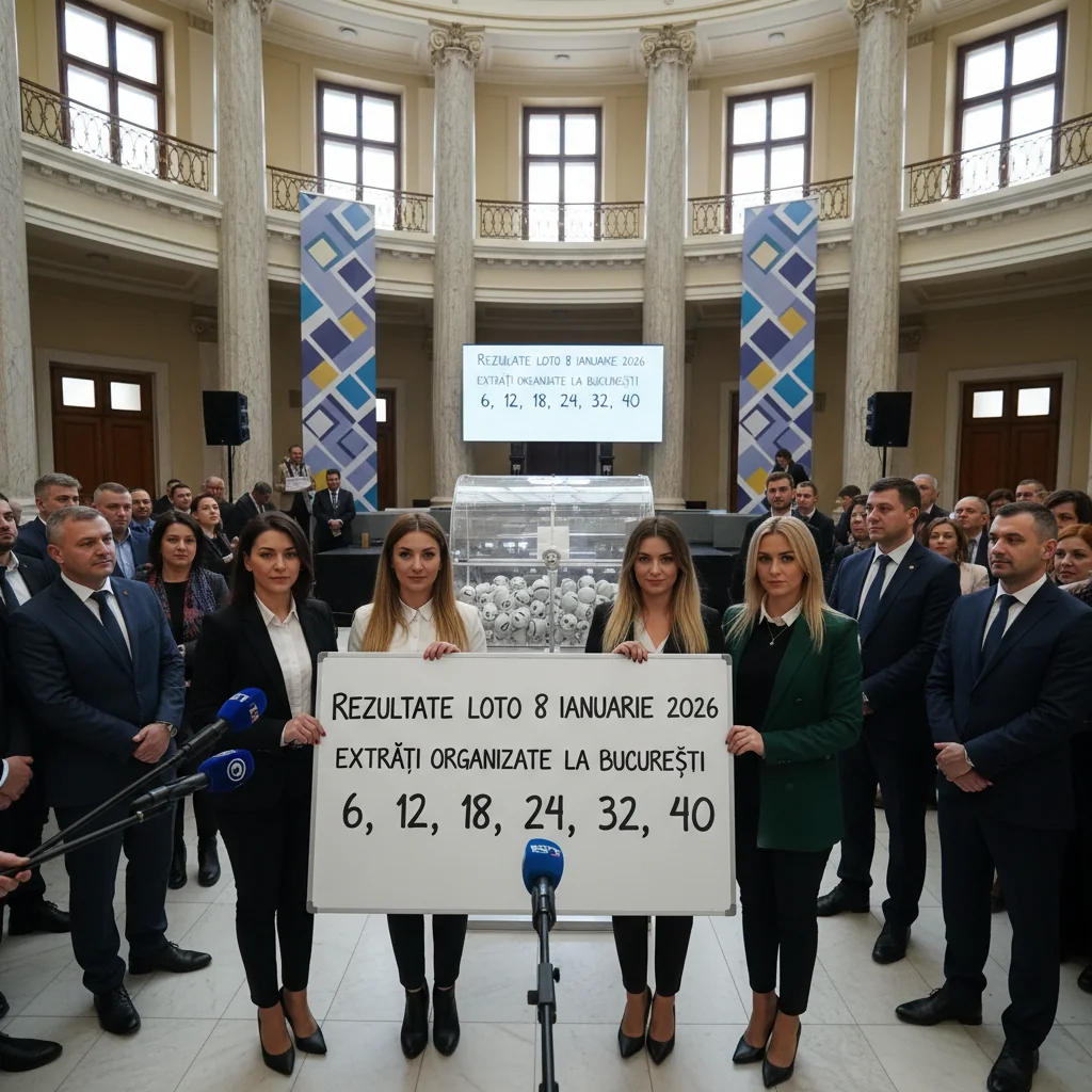 Rezultate Loto 8 ianuarie 2026: trageri cu reporturi majore organizate la București