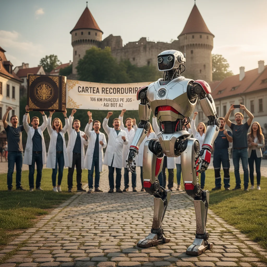 Robotul chinez AgiBot A2 doboară recordul mondial după ce a parcurs 106 km pe jos