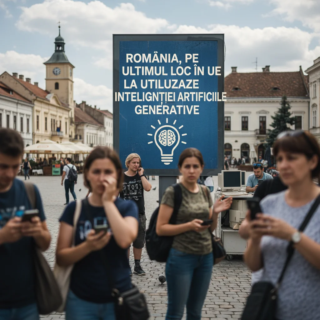 România, codașă în UE la adoptarea inteligenței artificiale generative