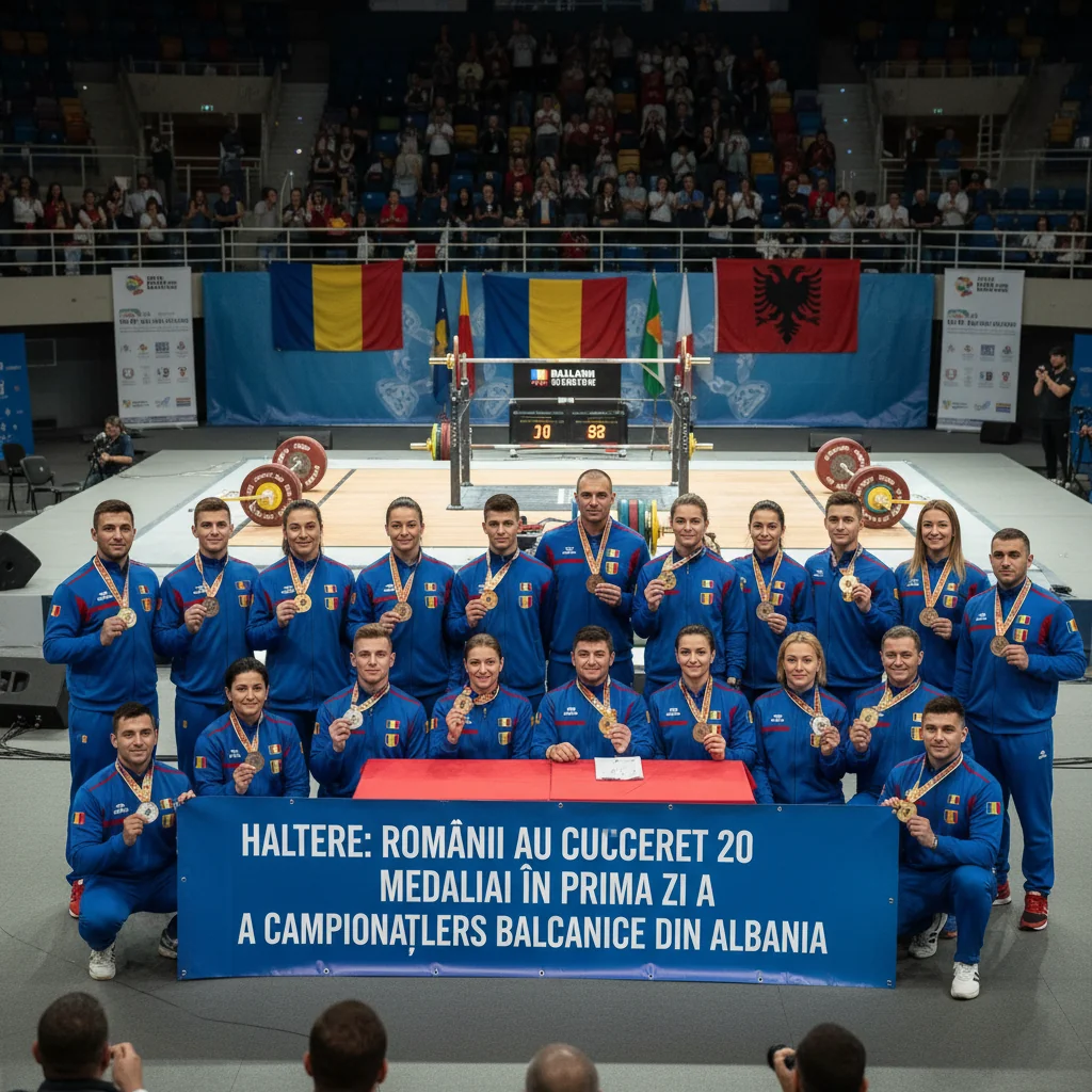 Românii obțin 20 de medalii în prima zi a Campionatelor Balcanice din Albania