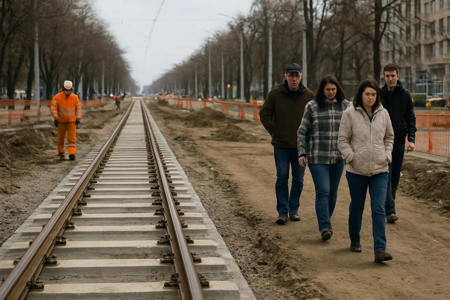 Șantierul de pe Bulevardul Chișinău, gata în 70 de metri