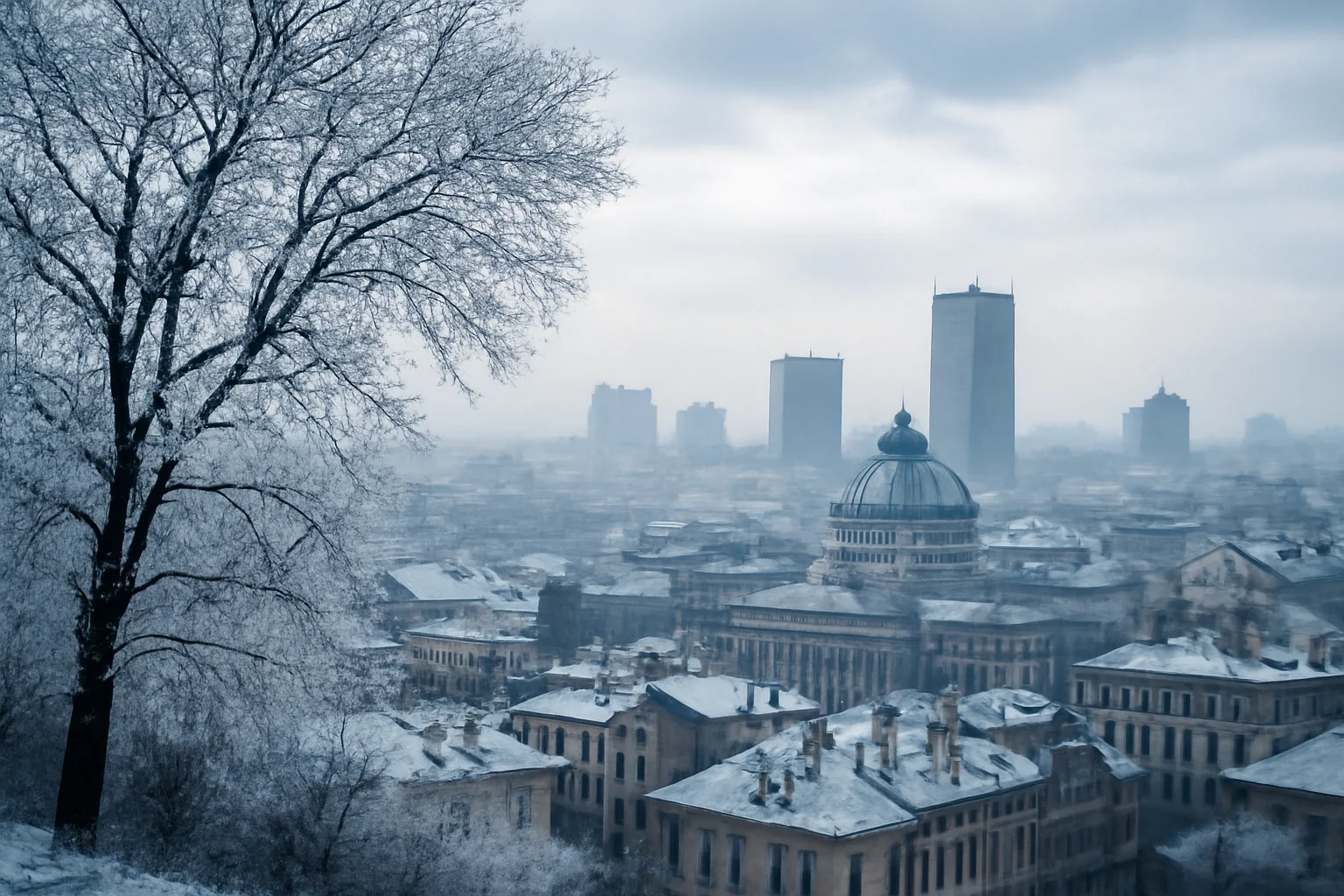 Scădere de temperatură în București.