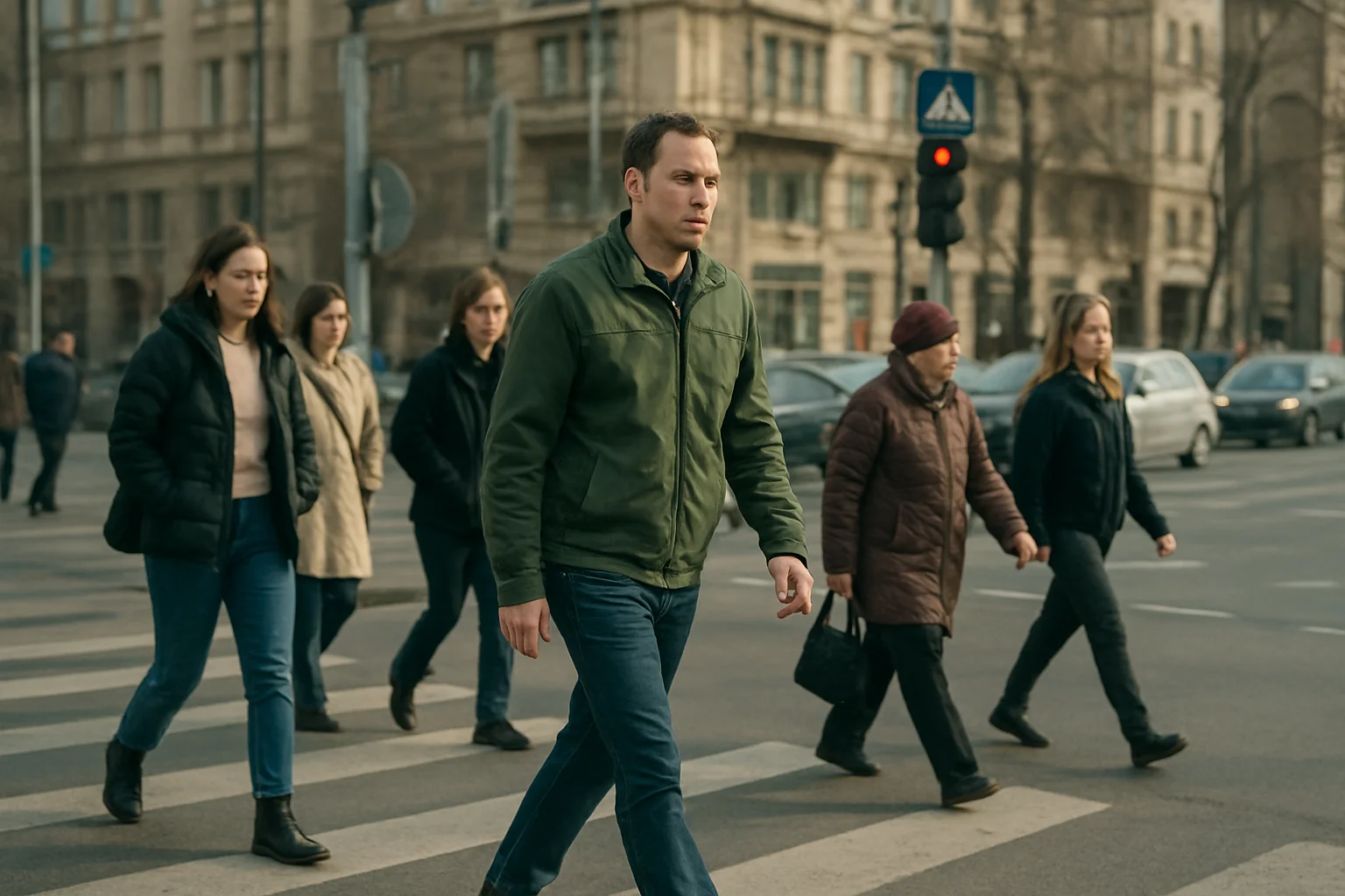 Semafor defect la Piața Victoriei: Pericol pentru pietoni
