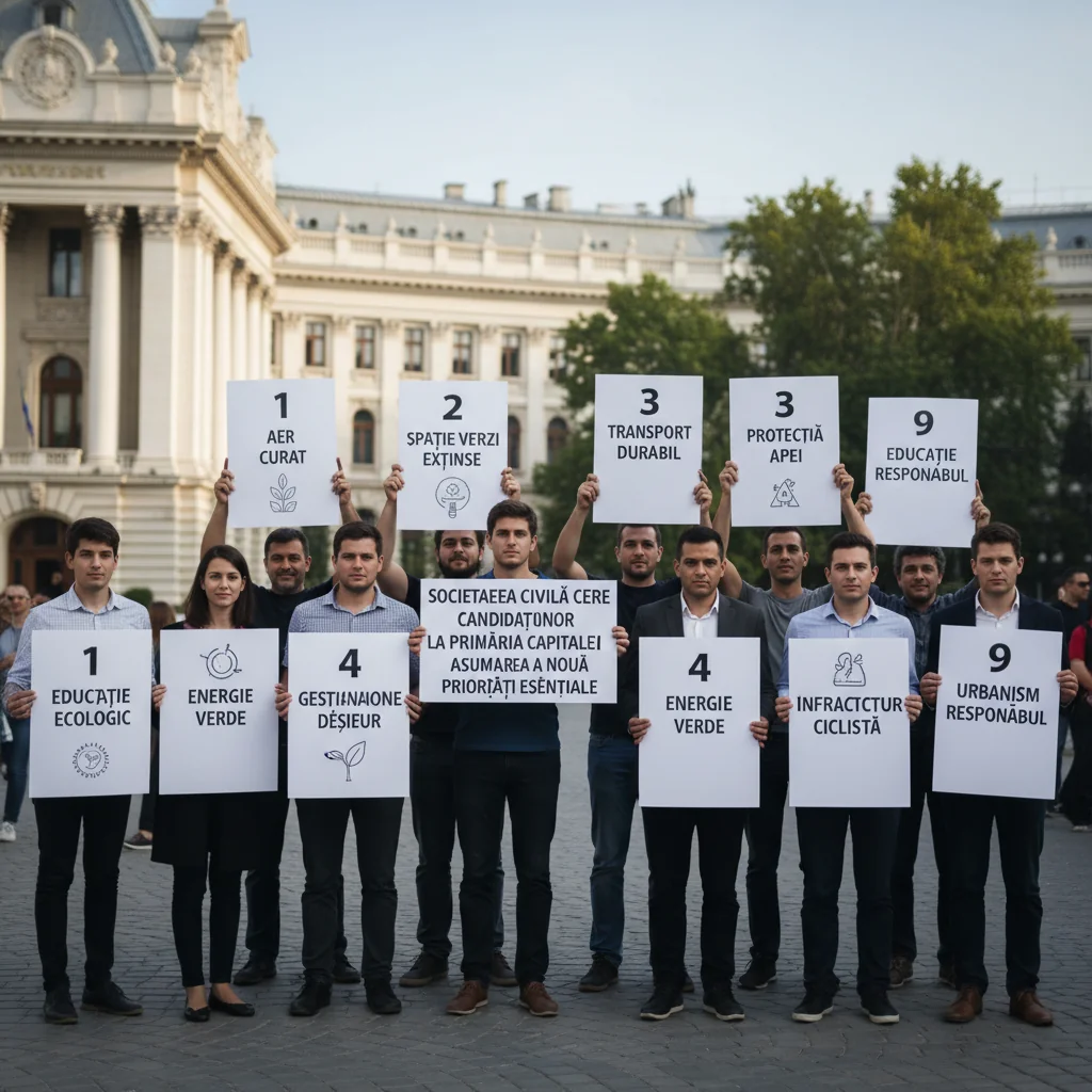 Societatea civilă solicită candidaților la Primăria Capitalei să susțină nouă priorități esențiale pentru un București cu mediu sănătos