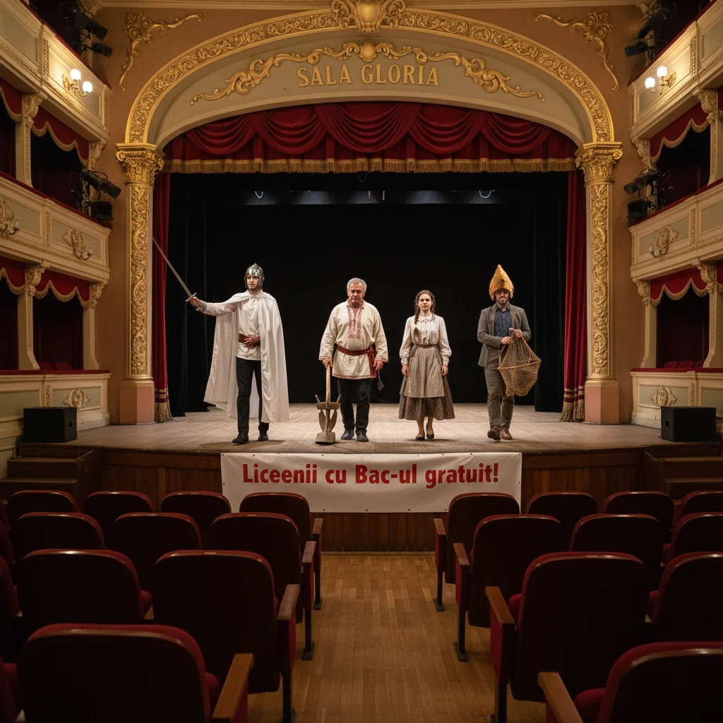 Spectacole gratuite pentru liceeni la Sala Gloria din S3