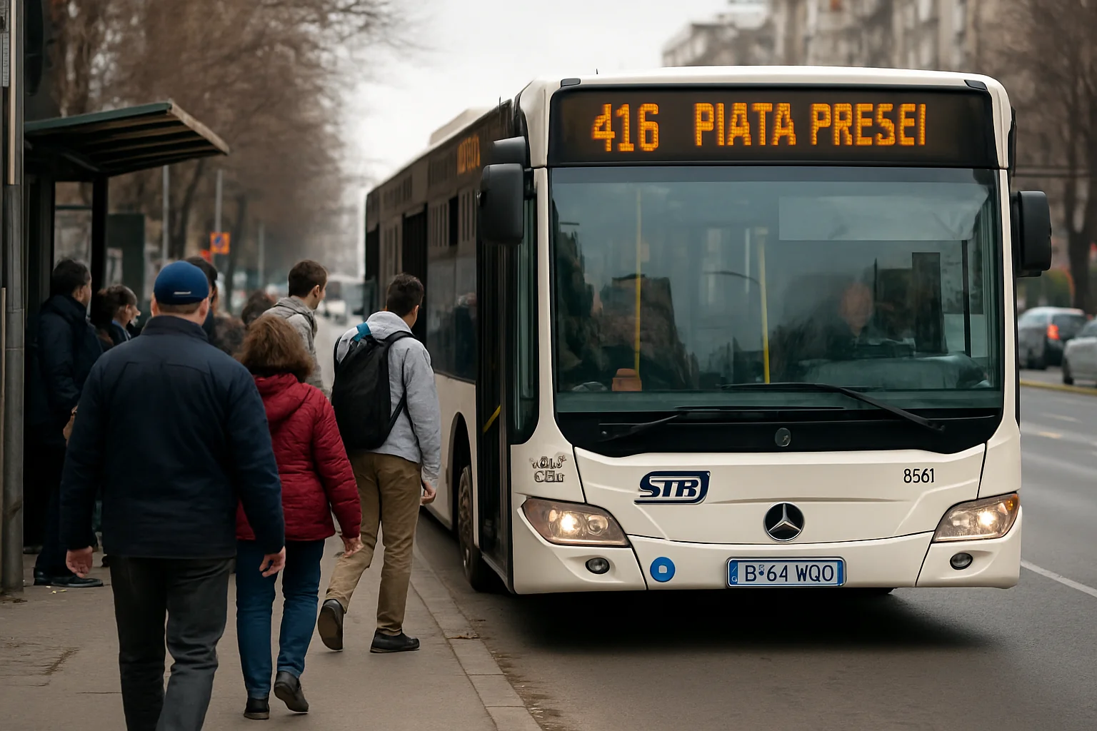 Starea transportului public în București la începutul lunii martie 2026