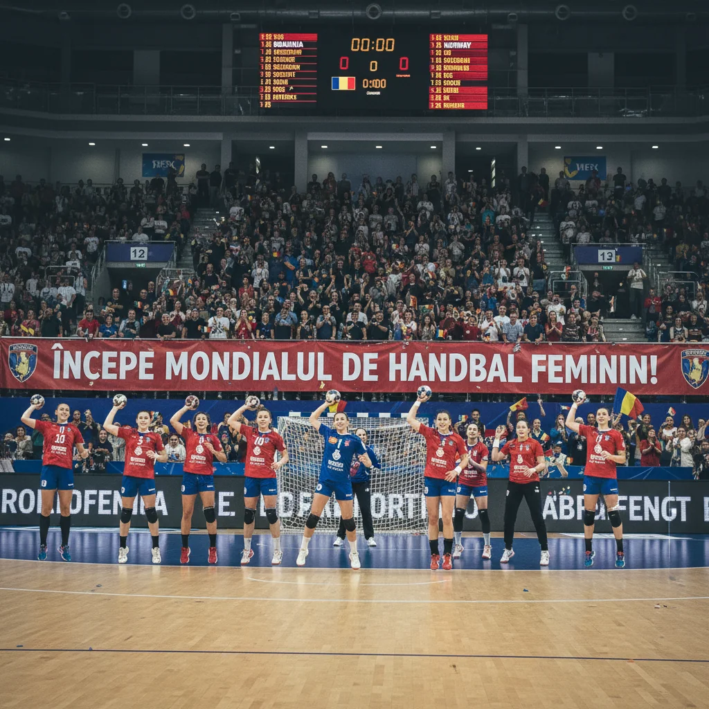 Startul Campionatului Mondial de Handbal Feminin în România!