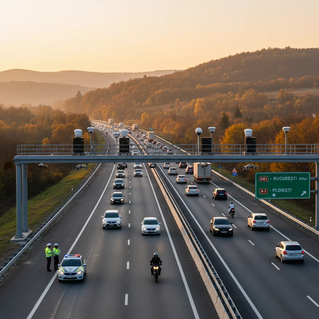 Sute de radare instalate pe DN-uri și autostrăzi pentru monitorizarea traficului rutier
