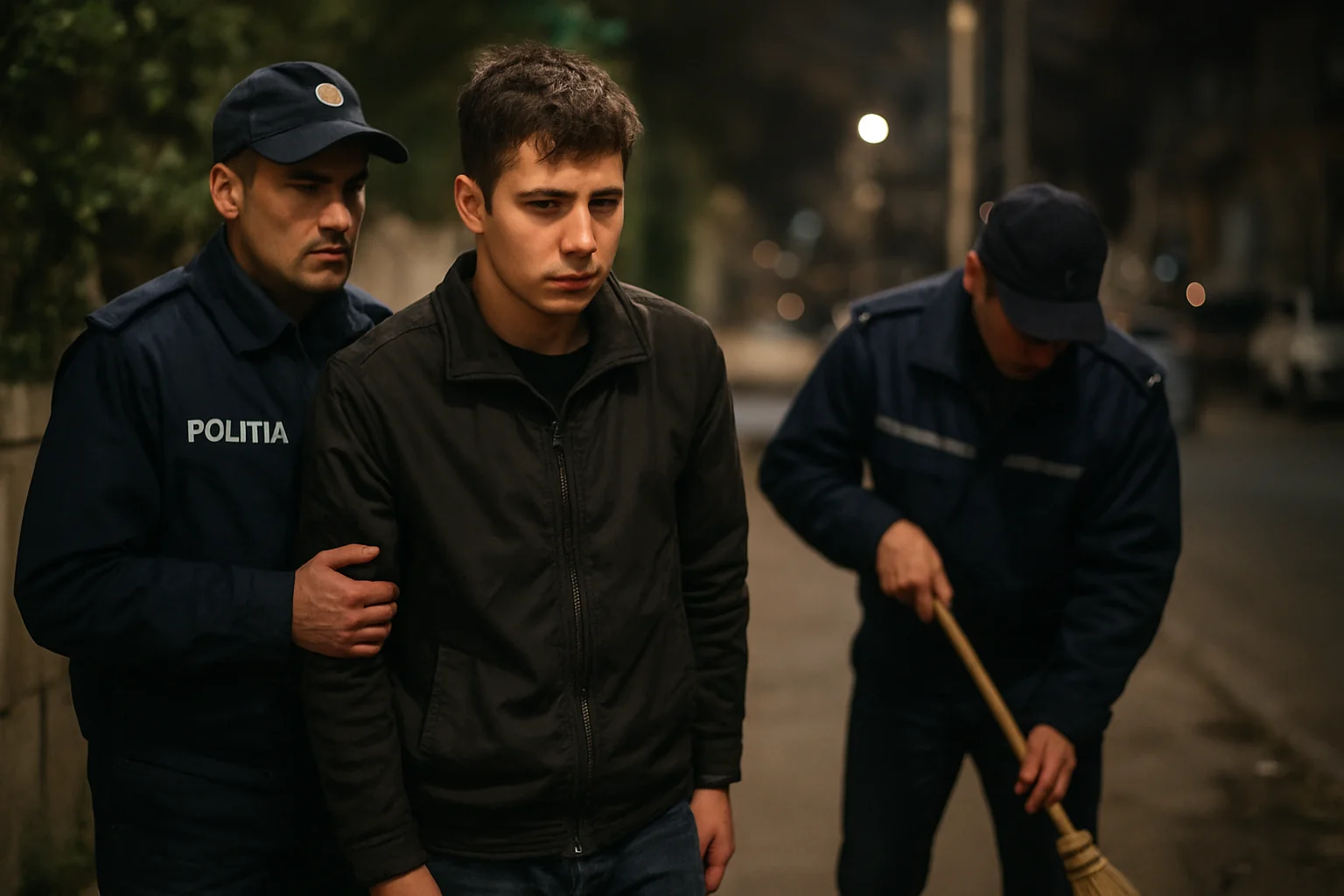 Tânăr amendat de două ori în București pentru afișaj ilegal