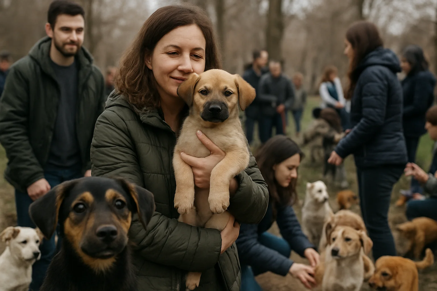 Târg de adopții ASPA în Parcul IOR: 20 de căței își caută familii